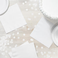 500 pc Bulk White Luncheon Napkins 3 ply