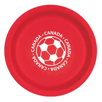 Soccer Canada Dinner Plates - 9 Inch (8-Pack)