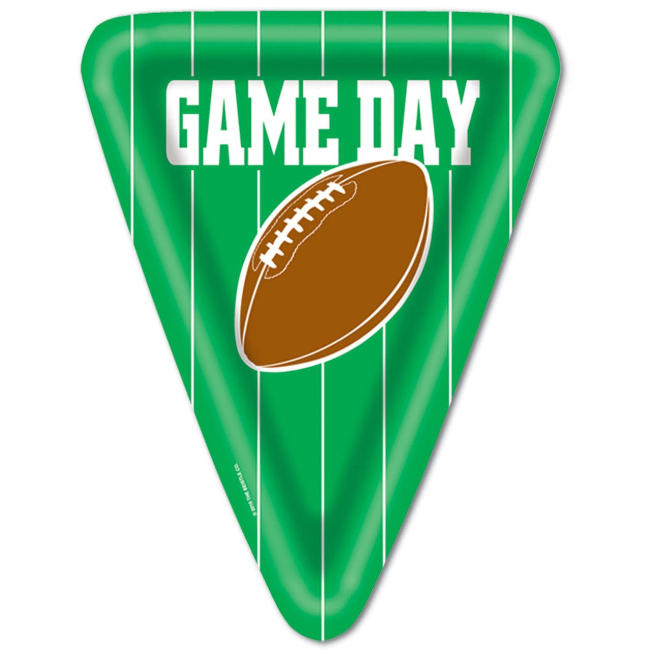 Game Day Football Party Paper Plates 10 inch - Bulk 96 Pack