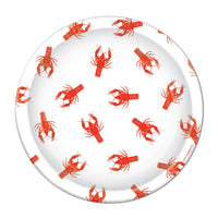 Mardi Gras Crawfish Paper Plates 9 inch - Bulk 96 Pack