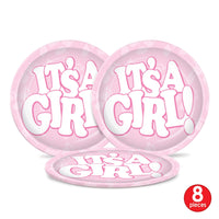 It's A Girl! Plates