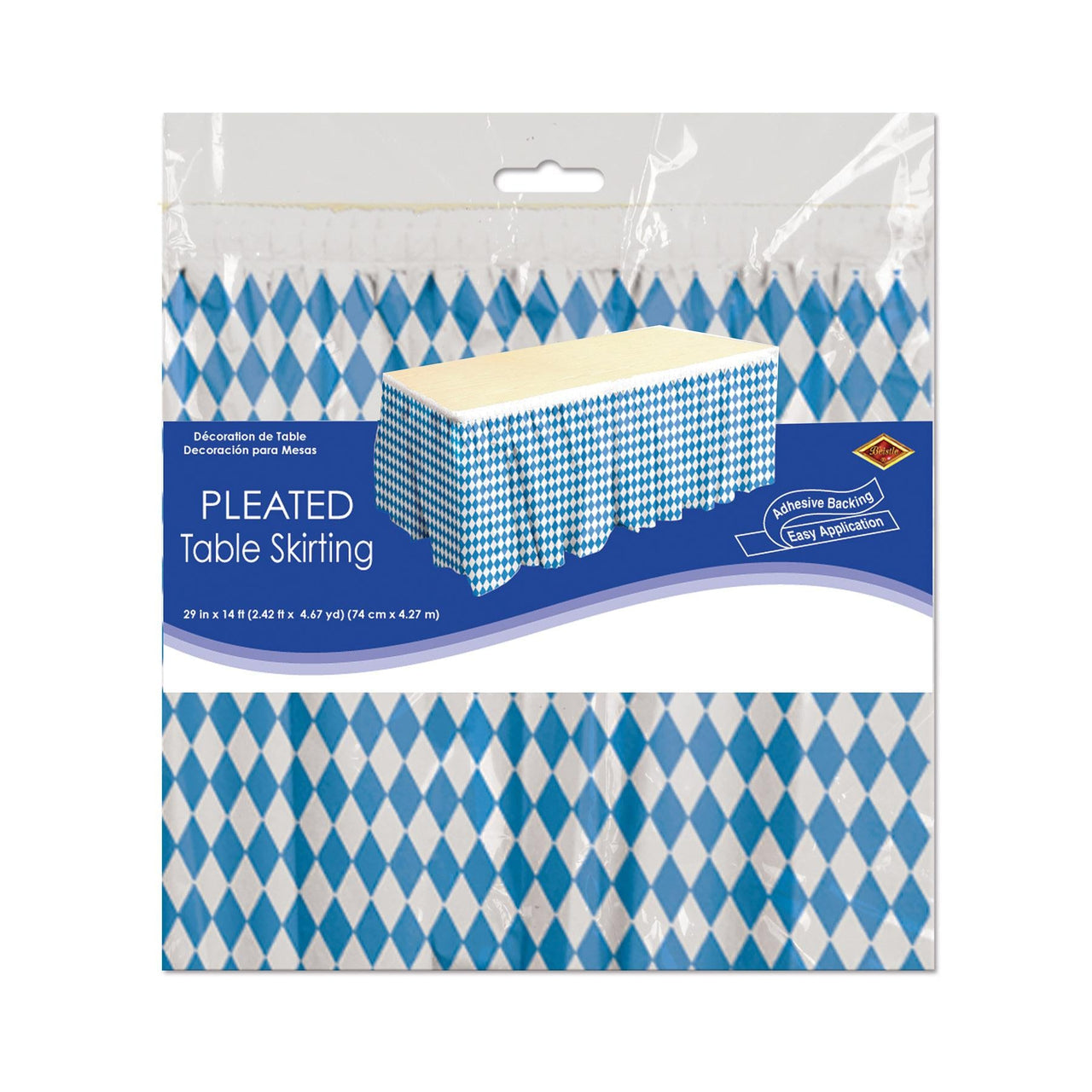 Oktoberfest Table Skirting, party supplies, decorations, The Beistle Company, Oktoberfest, Bulk, Holiday Party Supplies, Oktoberfest Party Supplies