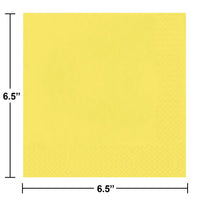 500 pc Bulk Mimosa Yellow Luncheon Napkins