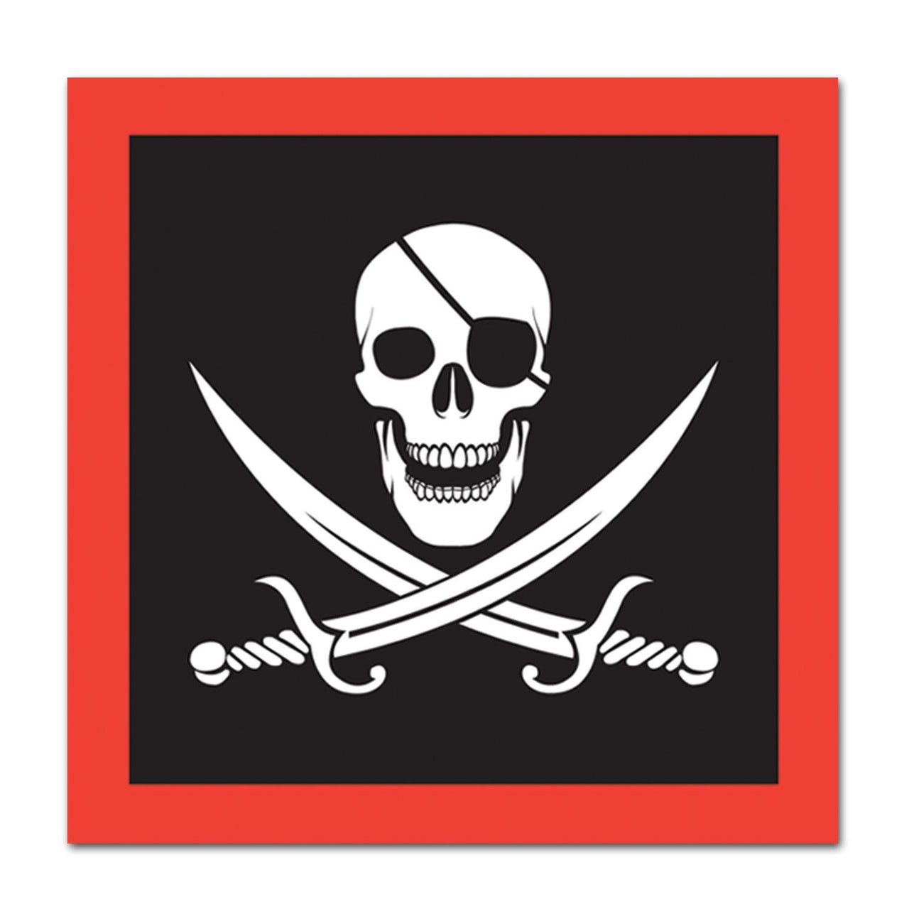 Pirate Party Luncheon Napkins - Bulk 192 Pack