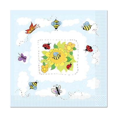 Garden Luncheon Napkins - Bulk 192 Pack