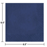 Navy Luncheon Napkin 3Ply (50/Pkg)