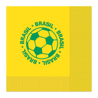 Brasil Soccer Luncheon Napkins - 2-Ply (16 Count)