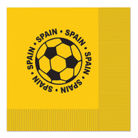 Spain Soccer Luncheon Napkins (16-Count, 2-Ply)