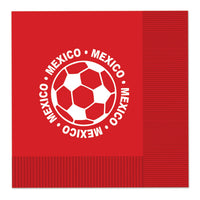 Mexico Soccer Luncheon Napkins - 16 Count 2-Ply Napkins