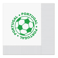 Portugal Soccer Luncheon Napkins - 16ct 2-Ply
