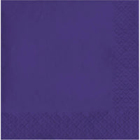 500 pc Bulk Purple Luncheon Napkins 3 ply