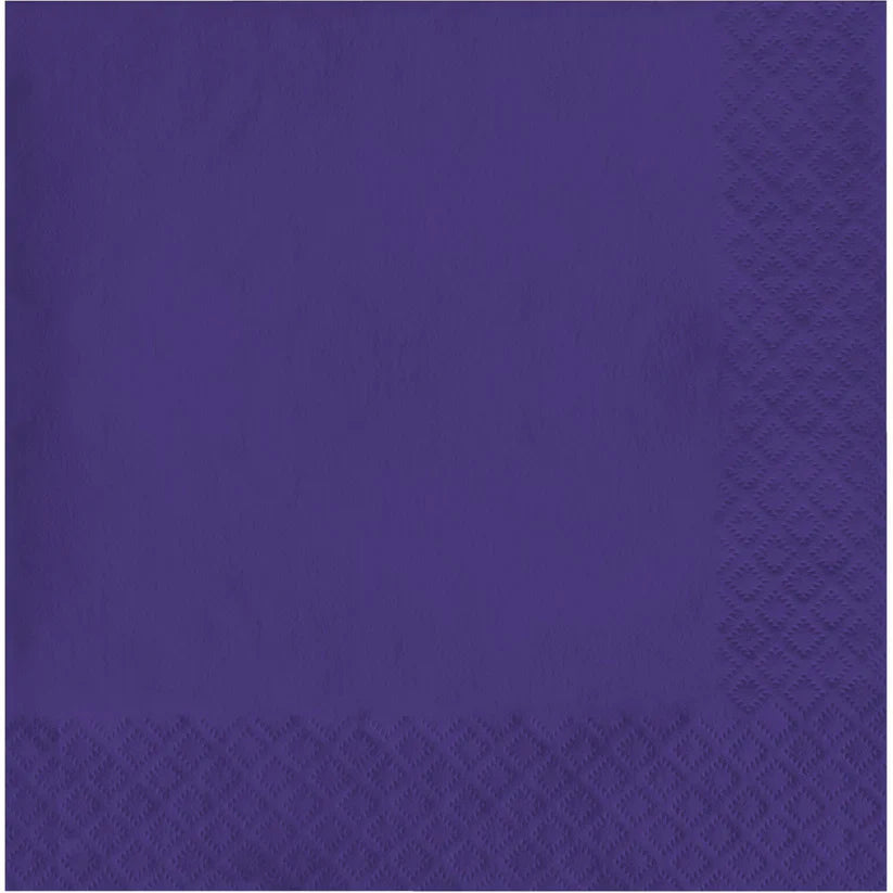 Purple Luncheon Napkin 2Ply (50/Pkg)