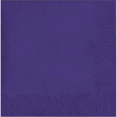 Purple Luncheon Napkin 2Ply (50/Pkg)
