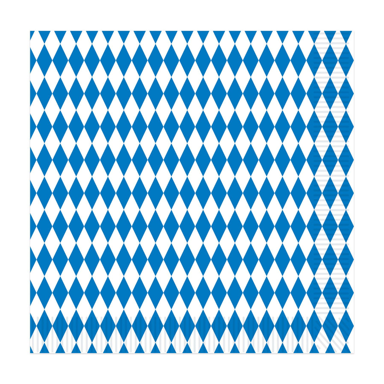 Oktoberfest Blue/White Luncheon Napkins - Bulk 192 Pack
