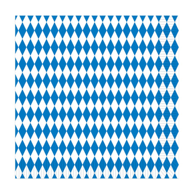 Oktoberfest Blue/White Luncheon Napkins - Bulk 192 Pack