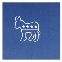 Democratic Luncheon Napkins 2-Ply blue - Bulk 192 Pack