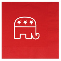 Republican Party Luncheon Napkins 2-Ply red - Bulk 192 Pack