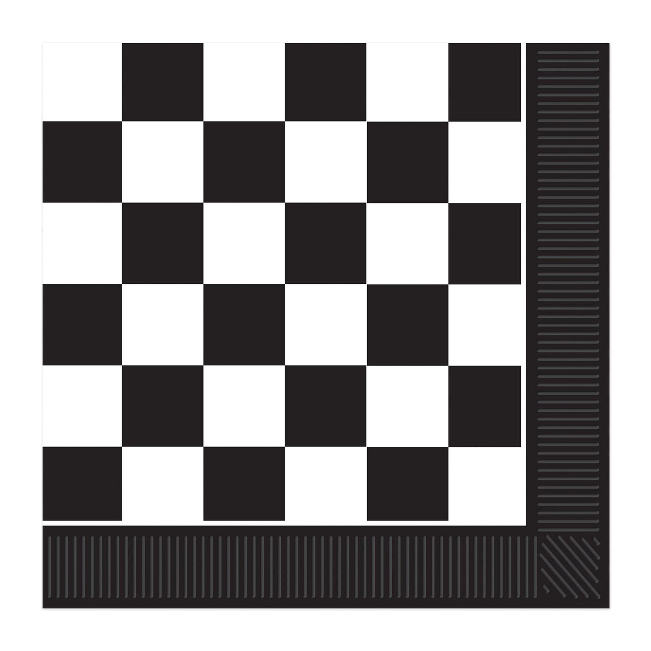 Checkered Party Luncheon Napkins - Bulk 192 Pack
