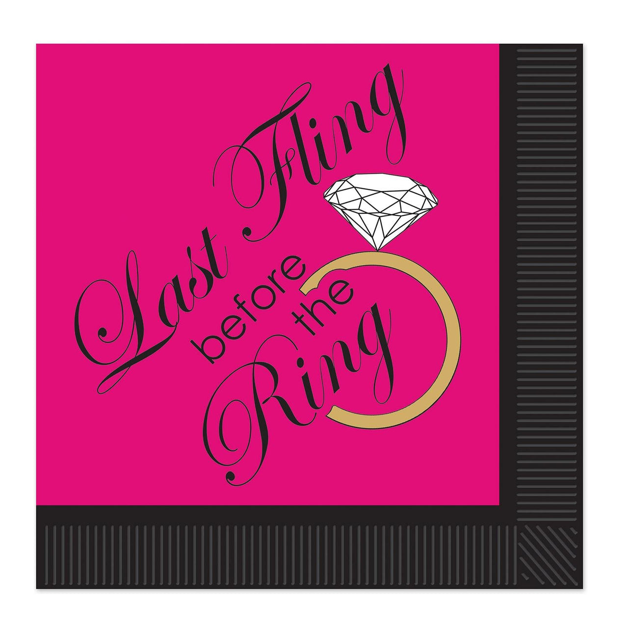 Bachelorette Party Last Fling Luncheon Napkins - Bulk 192 Pack