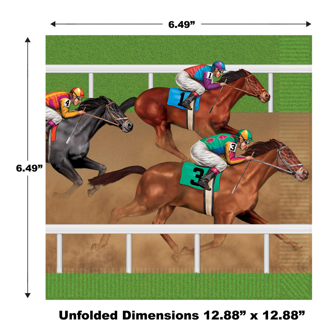 Horse Racing Luncheon Napkins