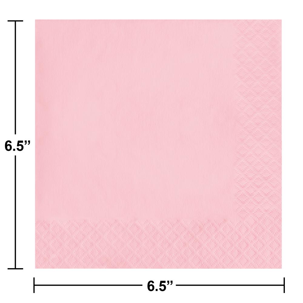 500 pc Bulk Classic Pink Luncheon Napkins 3 ply