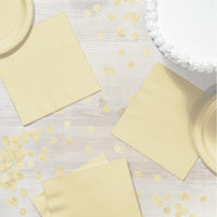 Ivory Luncheon Napkin 3Ply, 50 ct Party Decoration