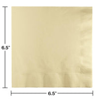 500 pc Bulk Ivory Luncheon Napkins 3 ply