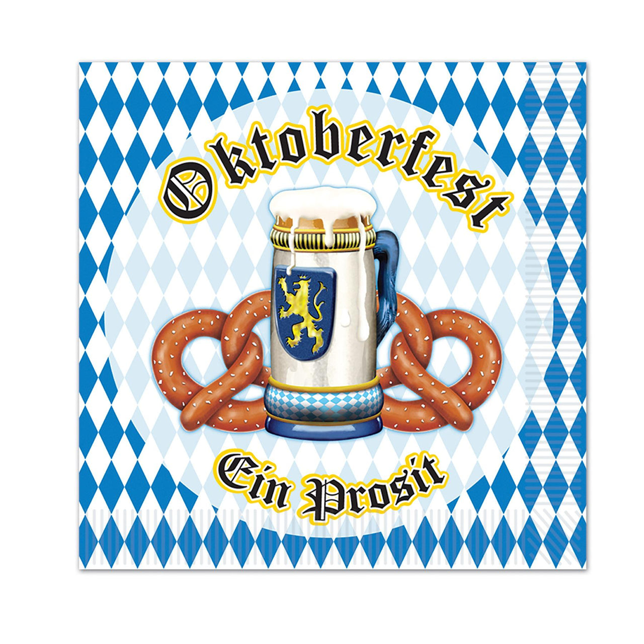 Oktoberfest Beverage Napkins - Bulk 192 Pack