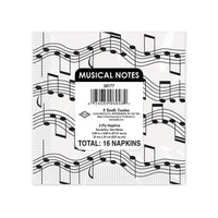 Musical Notes Beverage Napkins