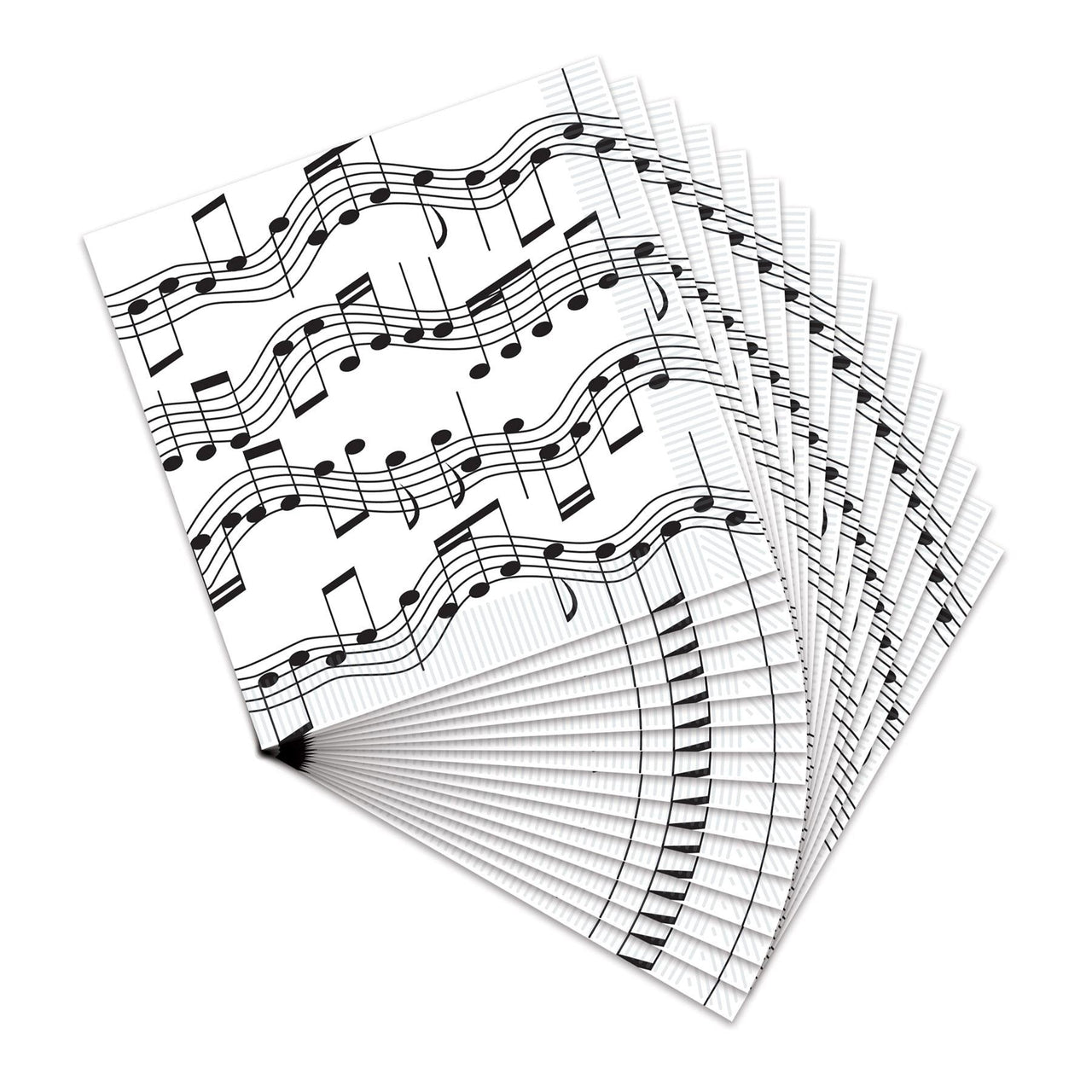 Musical Notes Beverage Napkins