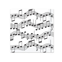 Musical Notes Party Beverage Napkins - Bulk 192 Pack