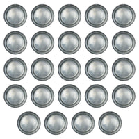 Bulk Pewter Paper Plates (Case of 96) by Beistle