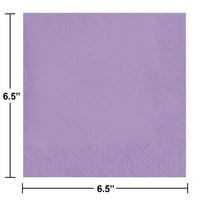 500 pc Bulk Luscious Lavender Luncheon Napkins 3 ply