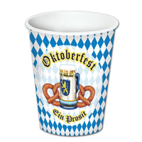 Oktoberfest Beverage Cups - Bulk 96 Pack
