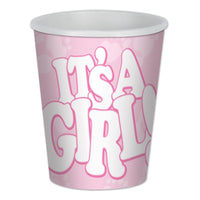 It's A Girl! Beverage Cups - Bulk 96 Pack