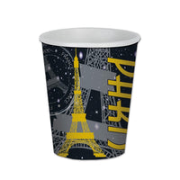 Paris Party Beverage Cups - Bulk 96 Pack