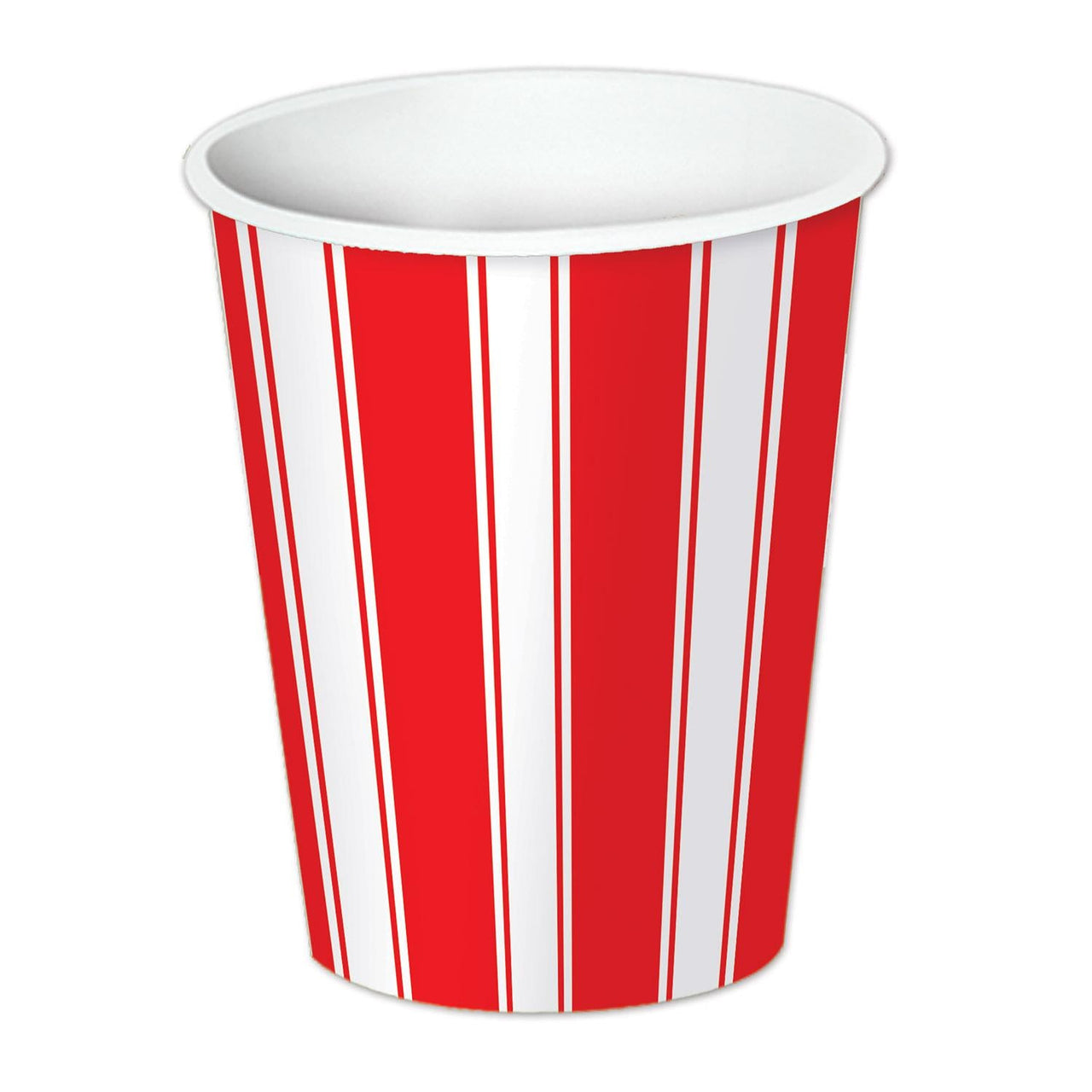 Red/White Stripes Party Beverage Cups - Bulk 96 Pack