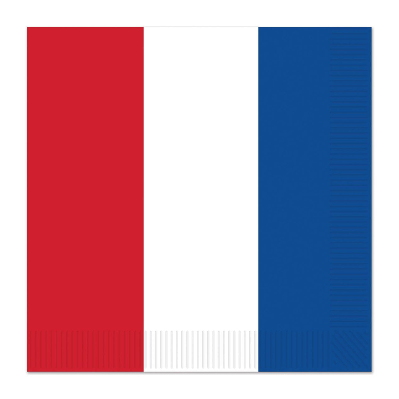 Red - White/Blue Luncheon Napkins - Bulk 192 Pack