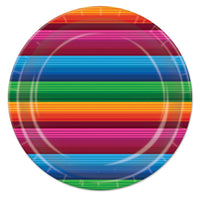 Fiesta Paper Plates 9 inch - Bulk 96 Pack