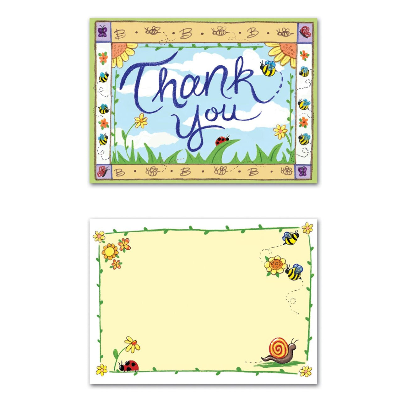 B Is For Baby Thank You Notes - Bulk 96 Pack
