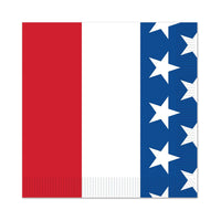 Patriotic Beverage Napkins - Bulk 192 Pack