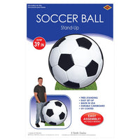 4 Pack Bulk Soccer Ball Stand-Up