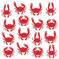 Crab Cutout Decorations - Bulk 192 Pack