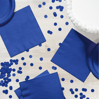 500 pc Bulk Cobalt Blue Luncheon Napkins 3 ply
