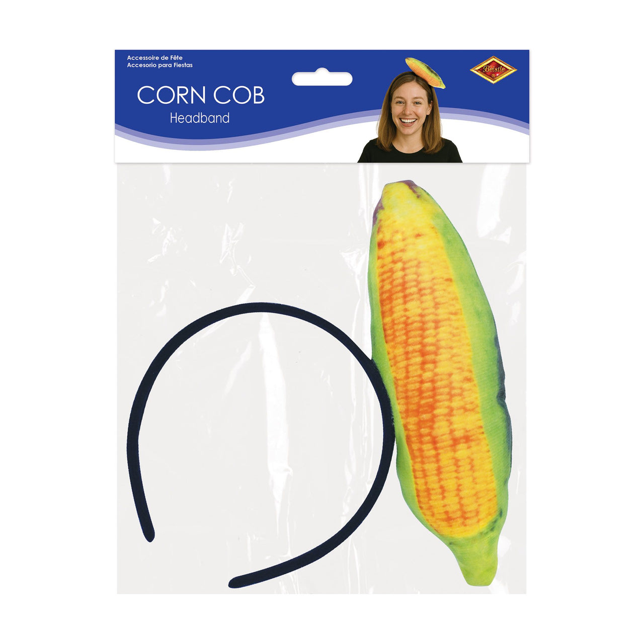 12 Pack Bulk Fun Corn Cob Headband Farm & Fall