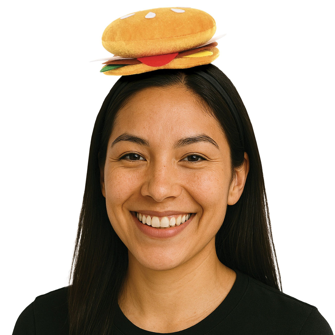 12 Pack Bulk Fun Hamburger Headband Perfect for Parties!