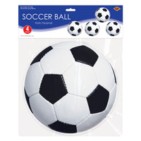 48 Pack Bulk Soccer Ball Placemats 13-inch Sporty Table Decor