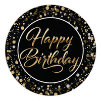 96 Pack Bulk Happy Birthday Plates 9-inch Dinner Plates