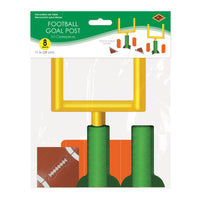 24 Pack Bulk 3D Football Goal Post Centerpieces 11 Inch