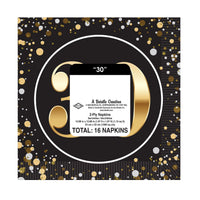 192 Pack Bulk 30th Birthday Luncheon Napkins 2-Ply